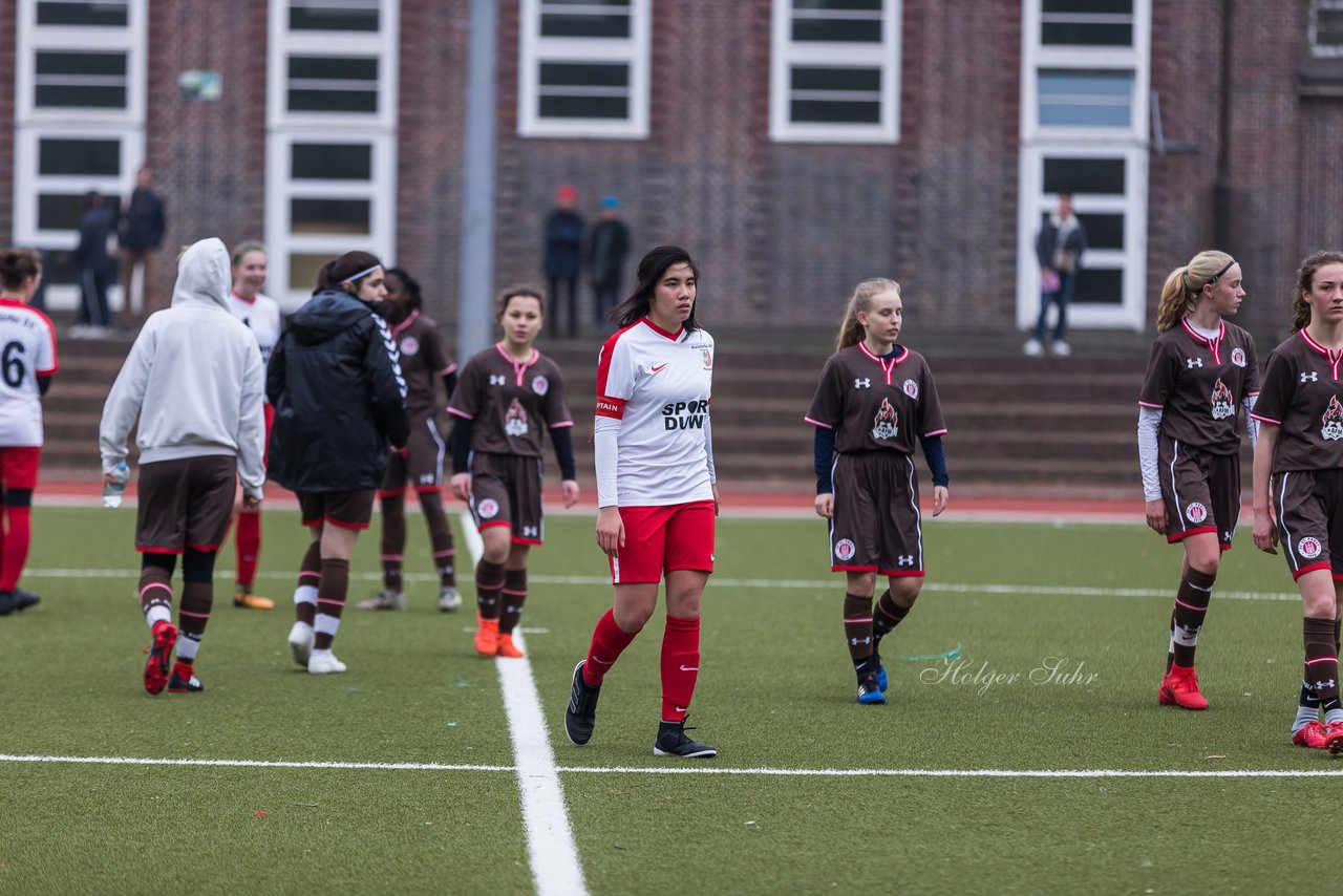 Bild 437 - B-Juniorinnen Walddoerfer - St.Pauli : Ergebnis: 4:1